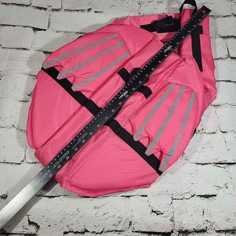 Dog Hot Pink Dragon Pool Swimming Floatation Adjustable Vest Life‎ Jacket XL